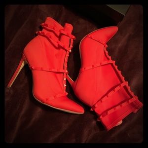 Red Heel Booties